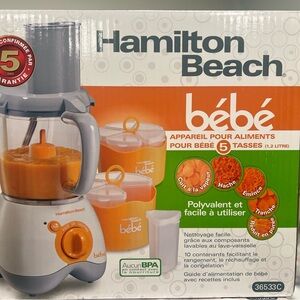 Bebe Baby Food Maker Food Processor Purée Steam Chop Slice 40 oz 5 Cup Homemade